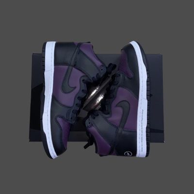 - Nike X Fragment Dunk High Beijing (Purple and Black) 2