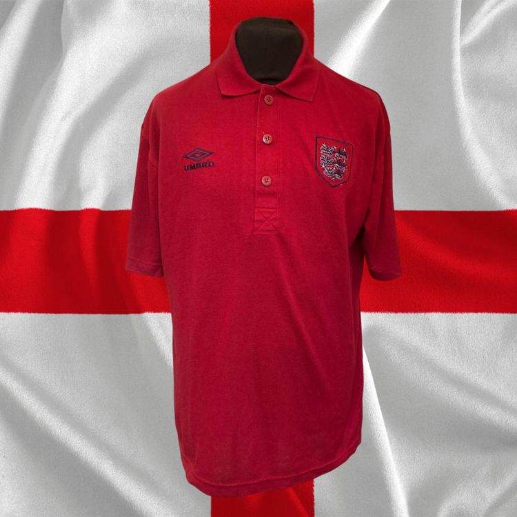 ENGLAND 1990s POLO SHIRT image 1