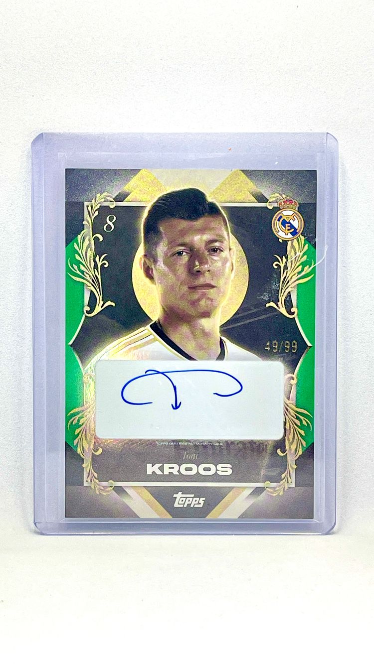 AUTO - /99 - Toni Kroos - Real Madrid - Portrait Posers - Topps Los Blancos 2025-26