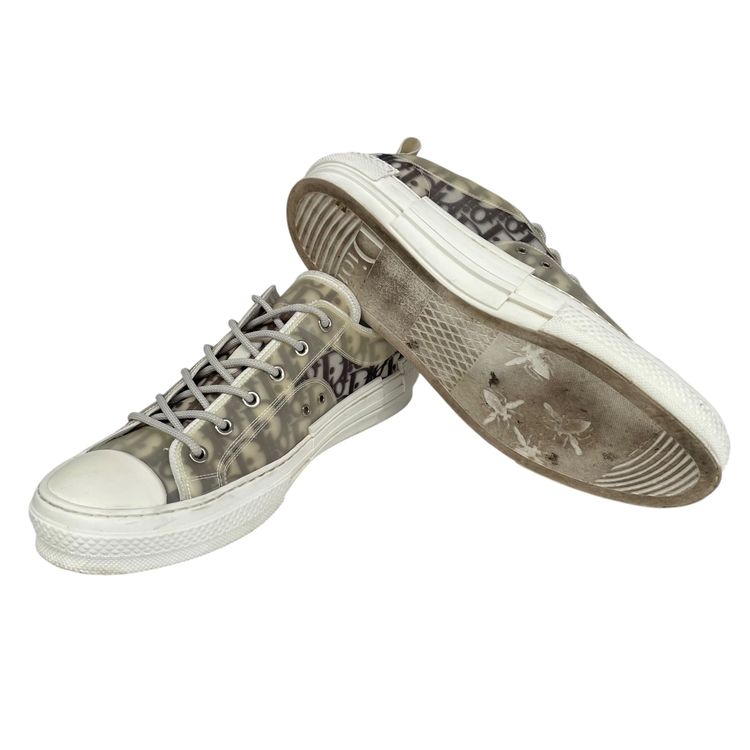 Dior B23 Monogram Canvas Low Trainers UK 10.5 image 2