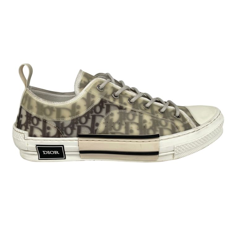 Dior B23 Monogram Canvas Low Trainers UK 10.5 image 1