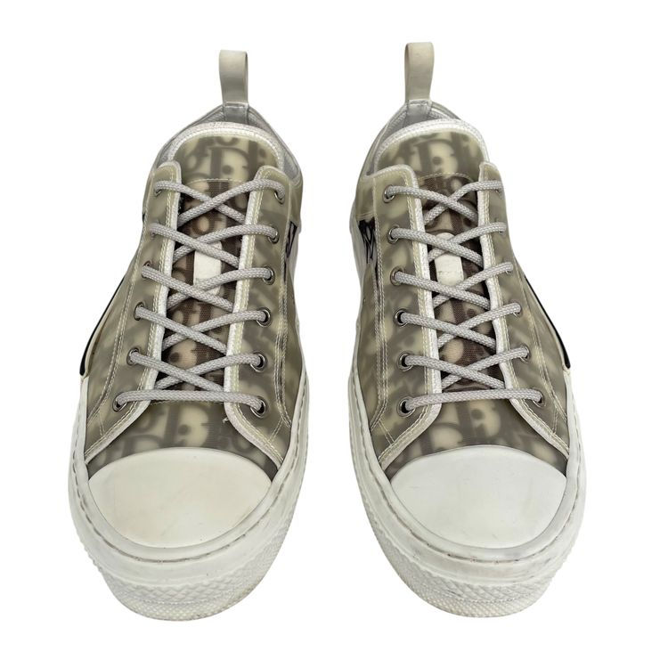 Dior B23 Monogram Canvas Low Trainers UK 10.5 image 4