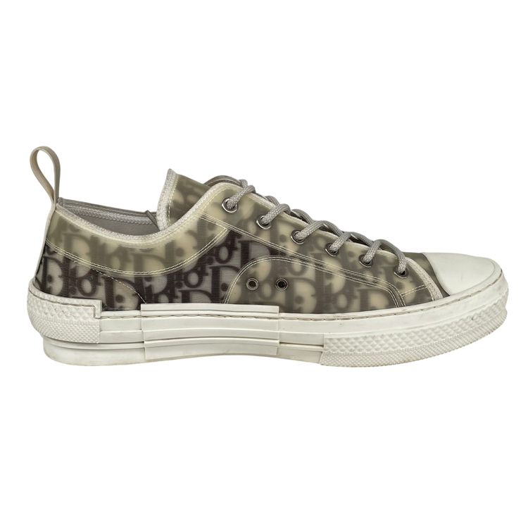 Dior B23 Monogram Canvas Low Trainers UK 10.5 image 3