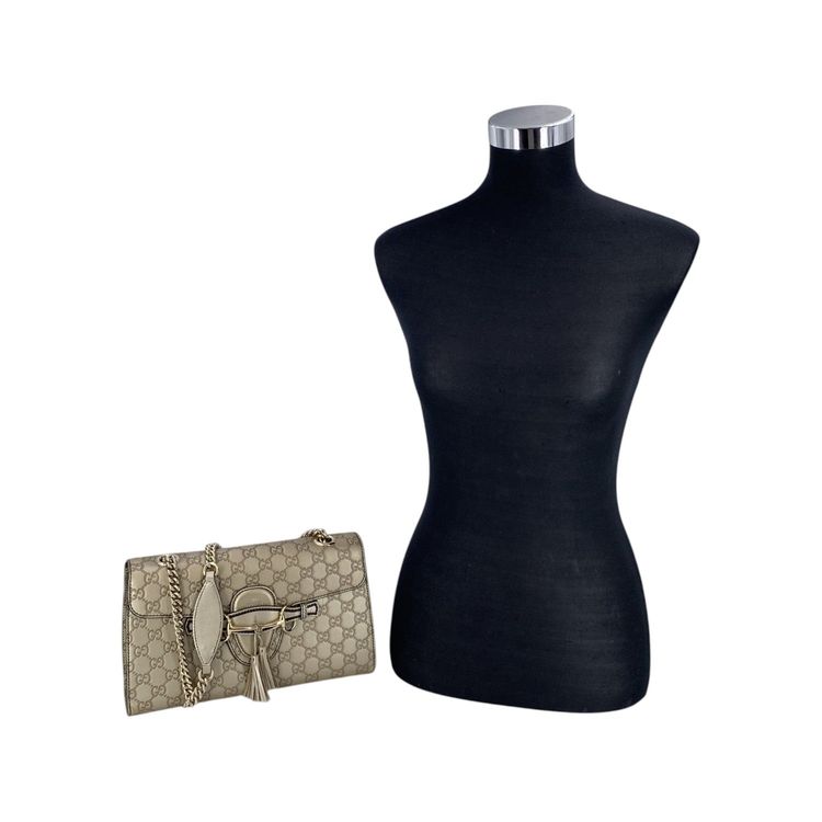 Gucci Leather Shoulder Bag Emily image 2