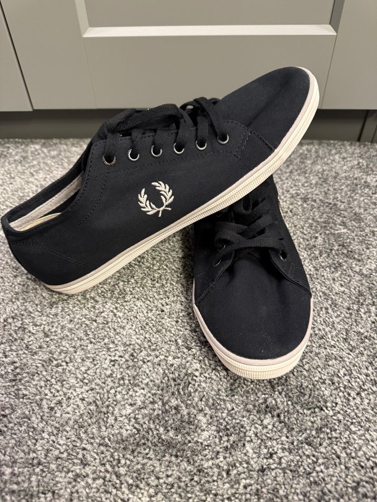 Fred Perry Fred Perry Black Canvas Sneakers product image