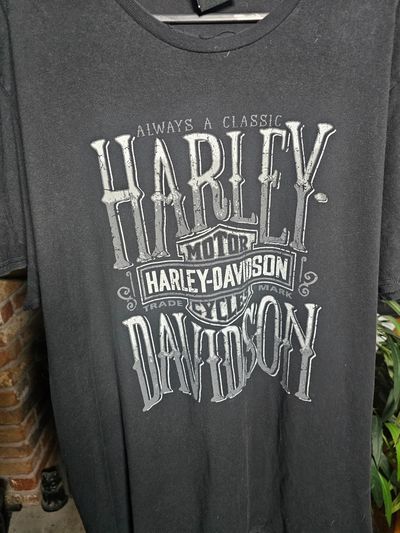 Harley-Davidson Black Graphic T-Shirts