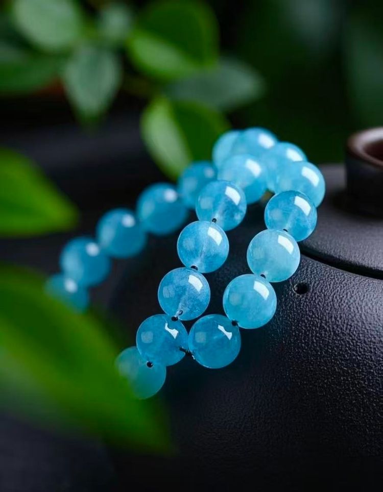 Blue Beaded Bracelet