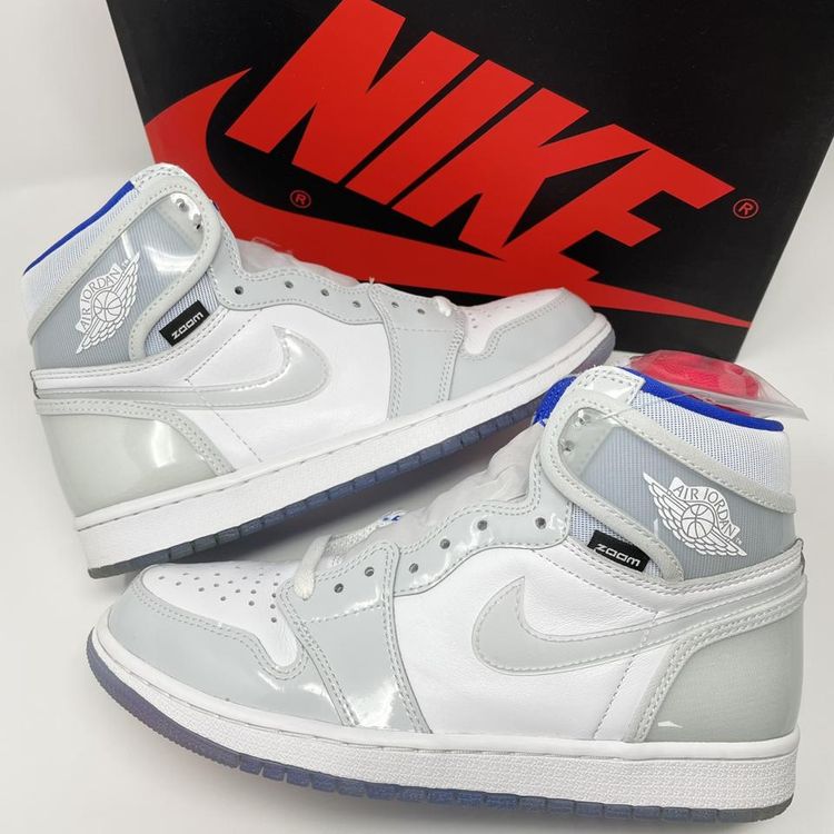 Jordan Nike Air Jordan 1 High Zoom White Racer Blue product image