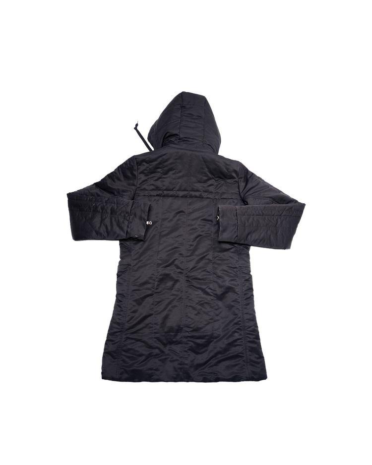 Adidas Black Long Hooded Jacket image 2