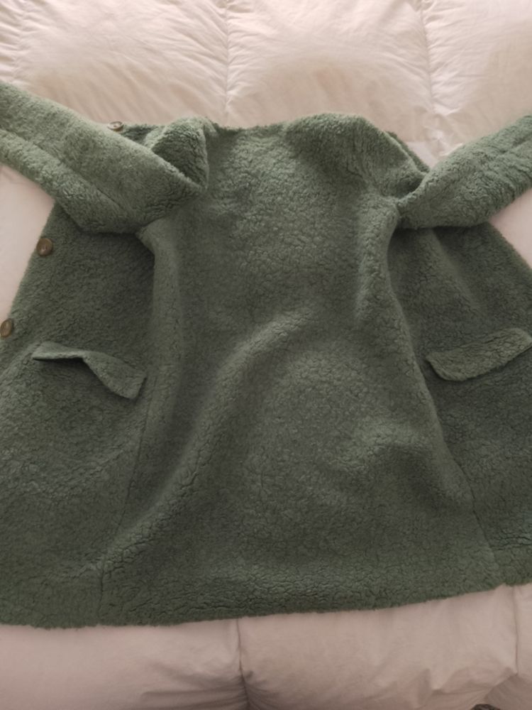 Green Textured Coat 2