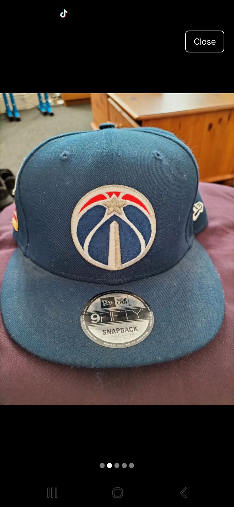 NBA Washington Wizards Snapback Navy Cap - New Era 9Fifty 2