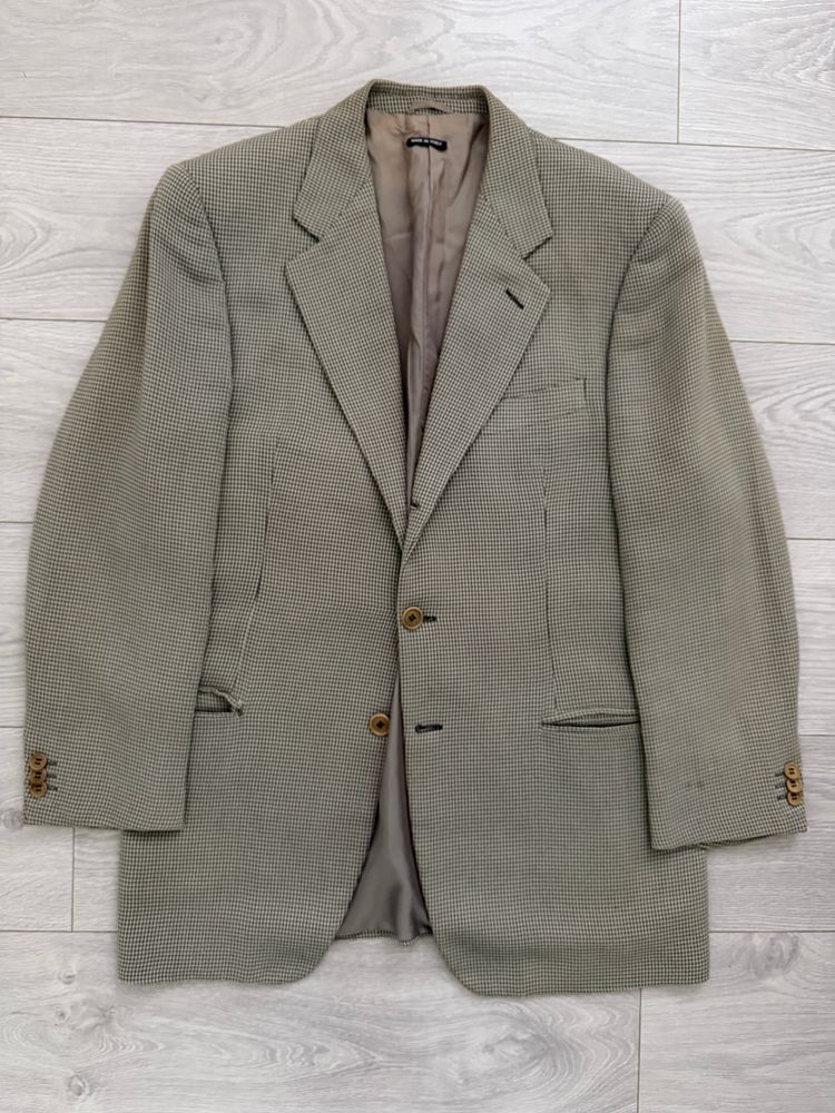 Giorgio Armani Black Label 1998 Rolled 3B Textured Cotton Rayon Sport Jacket Blazer  - Size M image 2