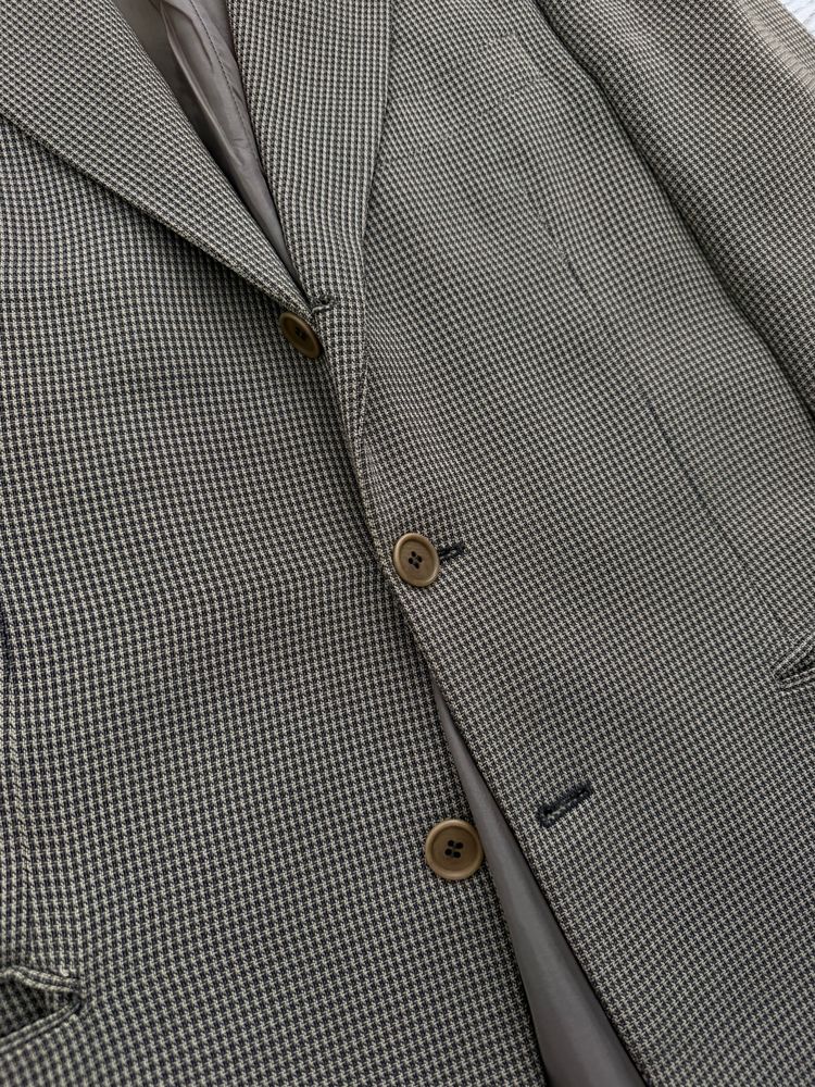 Giorgio Armani Black Label 1998 Rolled 3B Textured Cotton Rayon Sport Jacket Blazer  - Size M image 4