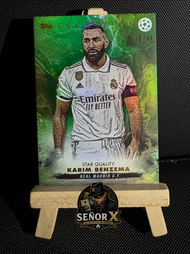 Topps Incursion Karim Benzema Football Trading Card