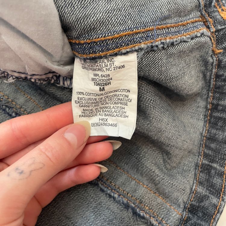 2000s  Dark Denim Embroidered Jacket image 9