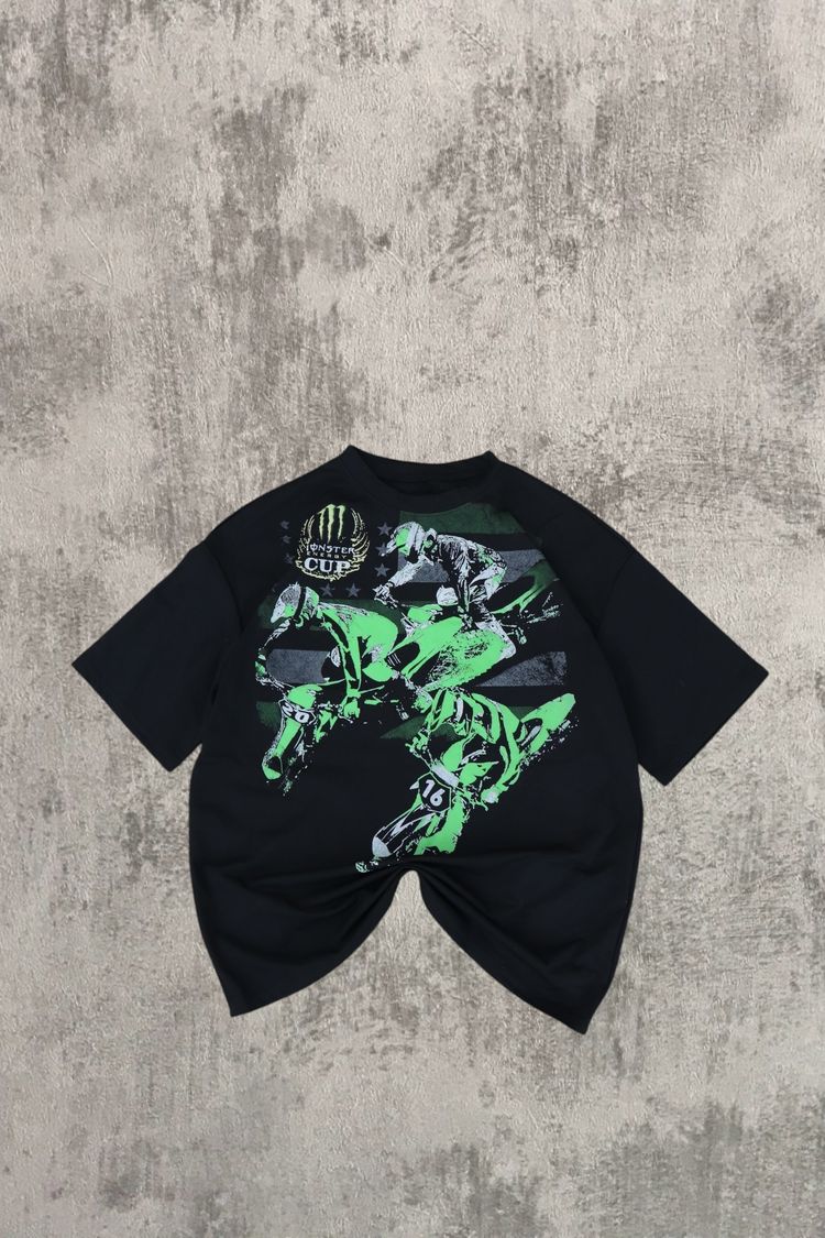 Black Graphic T-Shirt monster energy