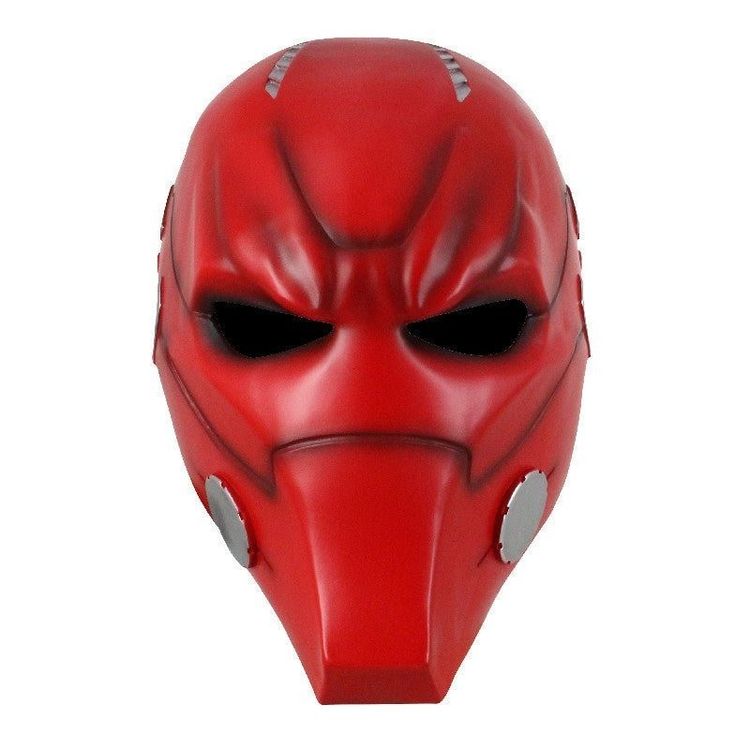 DC Red Hood Mask Jason Todd Resin Mask Replica DAMAGED image 1