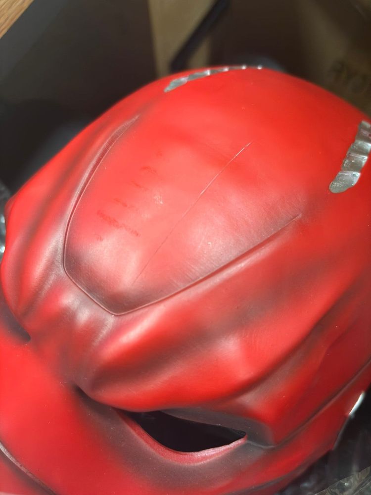 DC Red Hood Mask Jason Todd Resin Mask Replica DAMAGED image 3