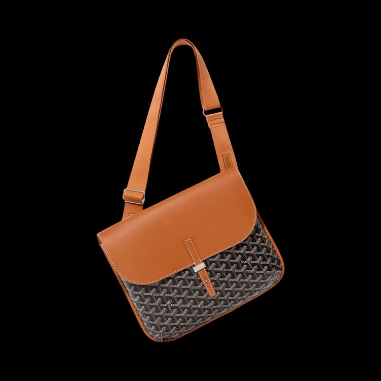 Goyard Coursier Messenger Bag Black & Tan image 6