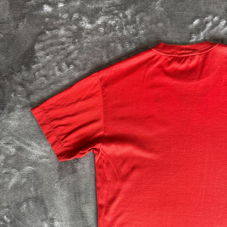 Authentic Stone Island Patch Logo Red T-Shirt - Small image 5