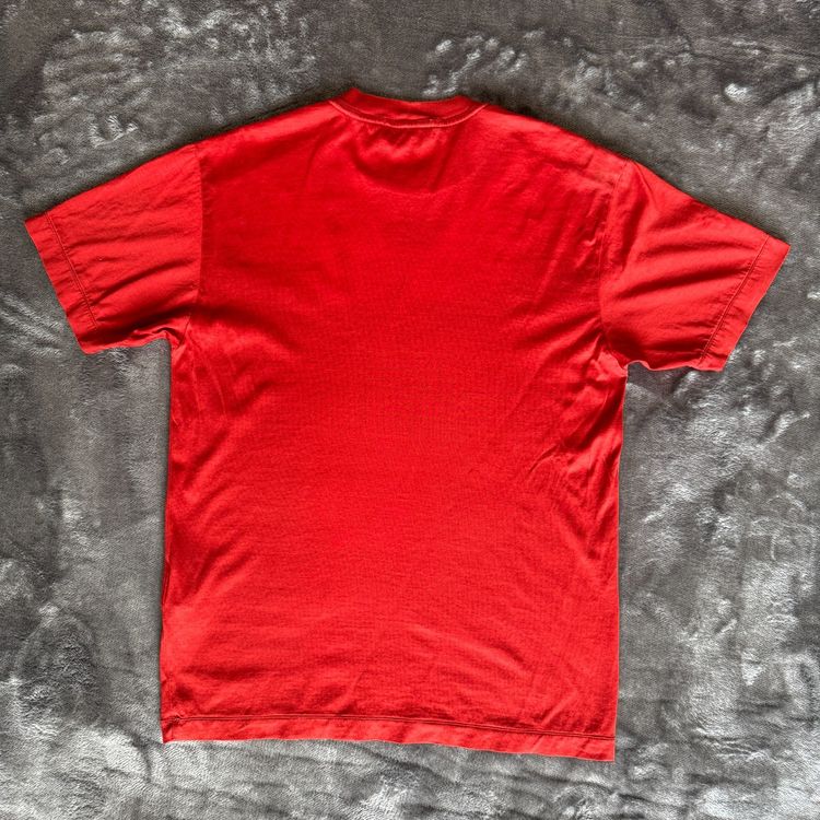 Authentic Stone Island Patch Logo Red T-Shirt - Small image 4