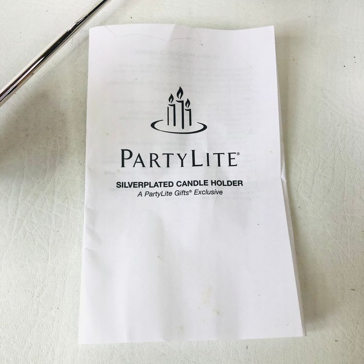 PartyLite P8323 Silver-plated Tealight Candle Holder Snake-shape Table Decor New 3