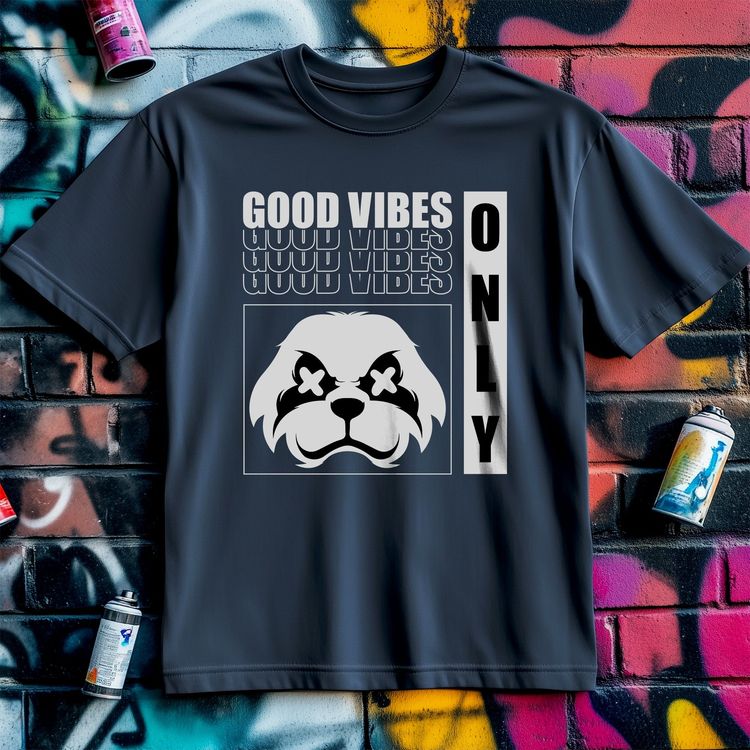 Good Vibes Panda T-Shirt - Spread US image 2
