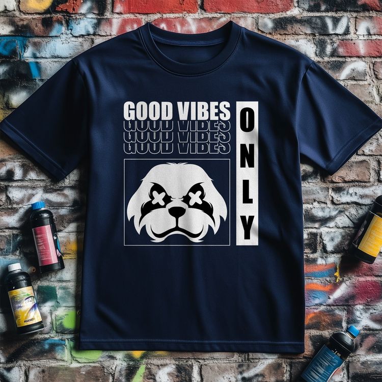Good Vibes Panda T-Shirt - Spread US image 3