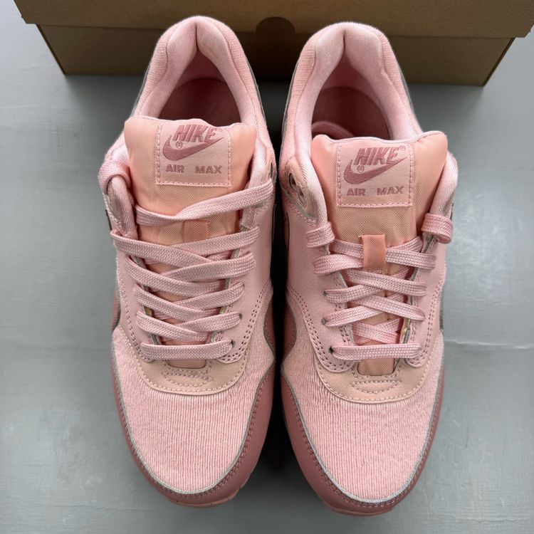 Nike Air Max 1 Size UK 5.5 SE Storm Pink White Women's Trainers AQ3188-600 image 2