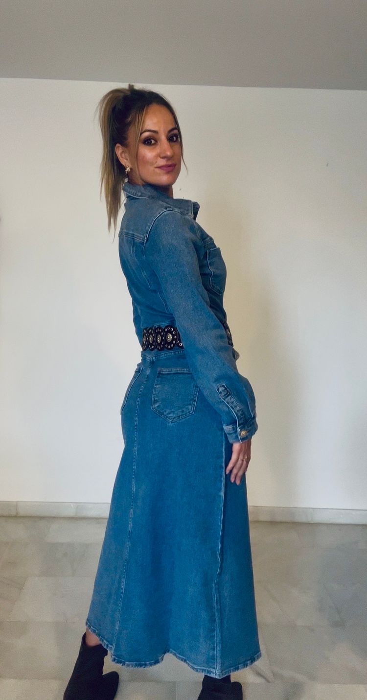     Vestido Denim Largo image 5