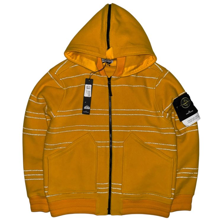 A/W 22 Stone Island Panno Militare + Righe Reflective Jacket