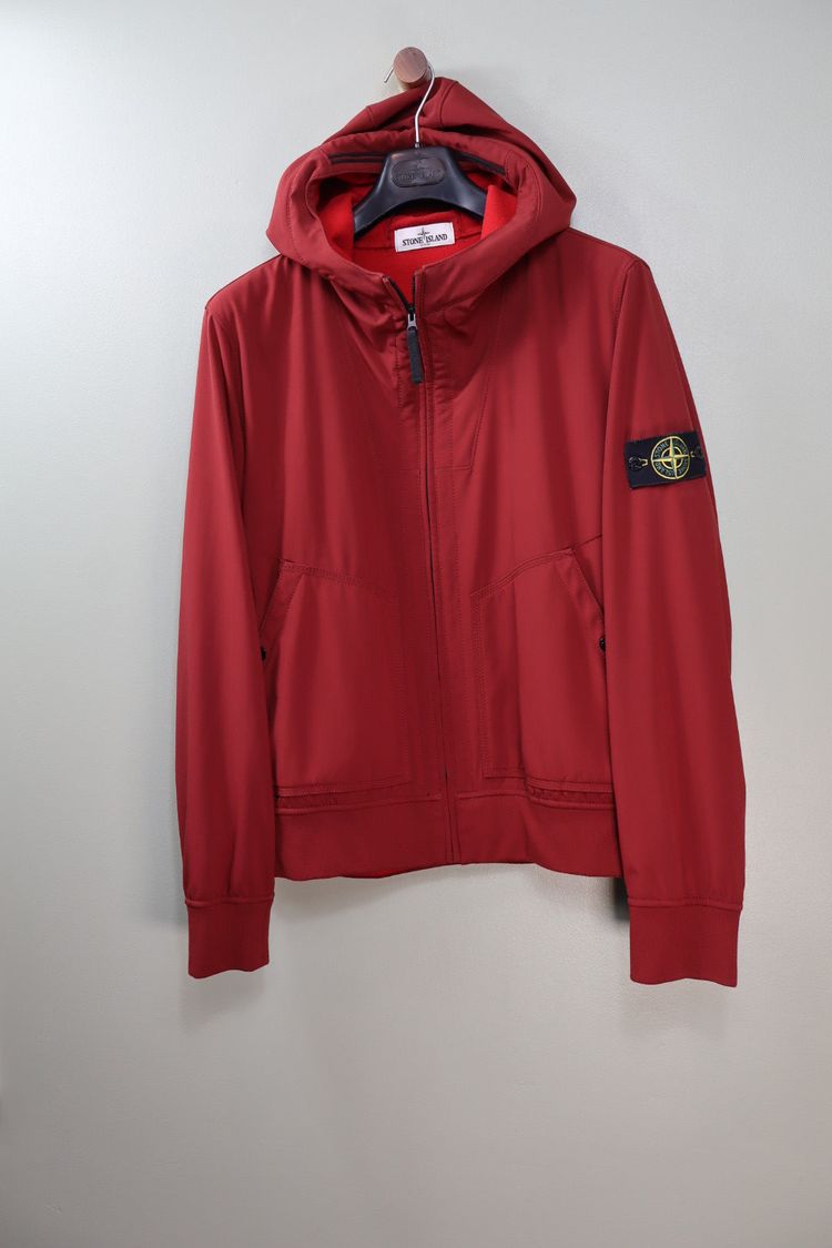 Stone Island Red Soft Shell Jacket 5
