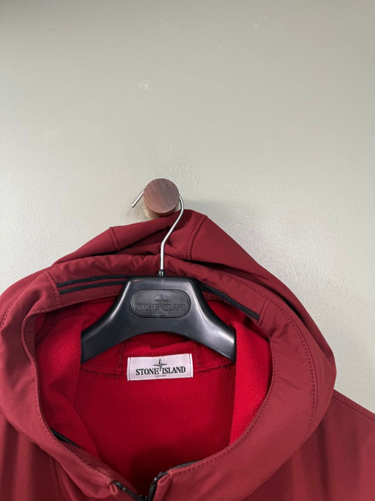 Stone Island Red Soft Shell Jacket 2