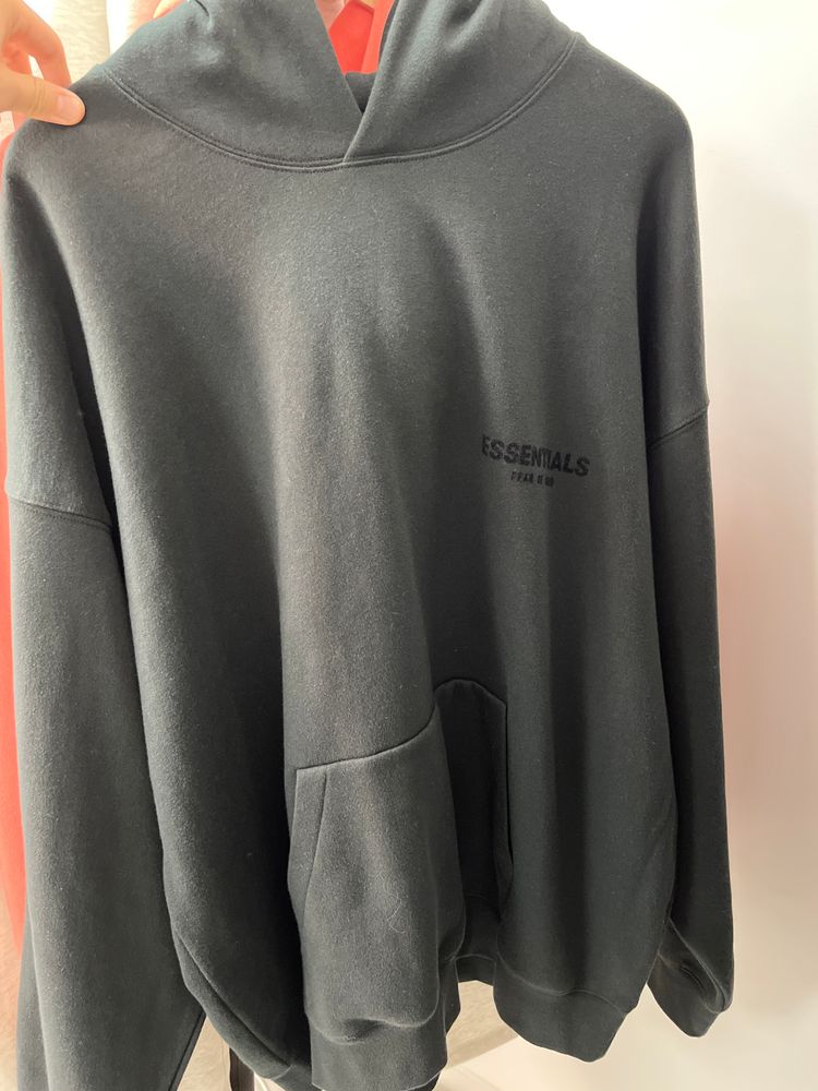 Essentials Black Hoodie
