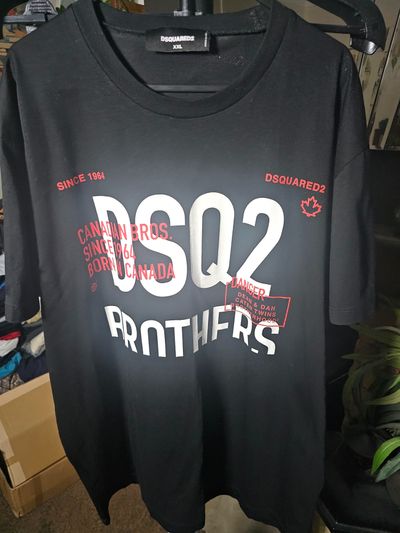 Dsquared2 Black Graphic T-Shirt RRP £200+