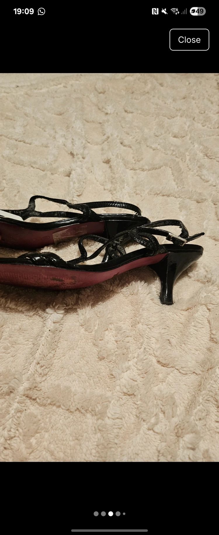 Tamaris Black Strappy Heeled Sandals