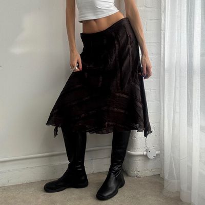 Black Midi Skirt