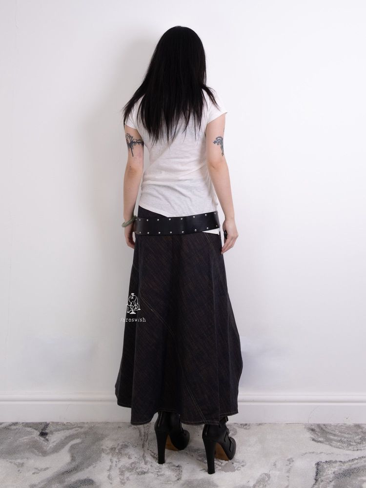 SDEER IVORY ASYMMETRIC DRAPED PANEL TEE 4
