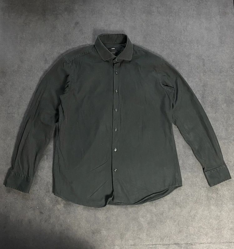 Hugo Boss Hugo Boss Koszula Męska Regular Fit Ciemna Zieleń Rozmiar L/42 product image