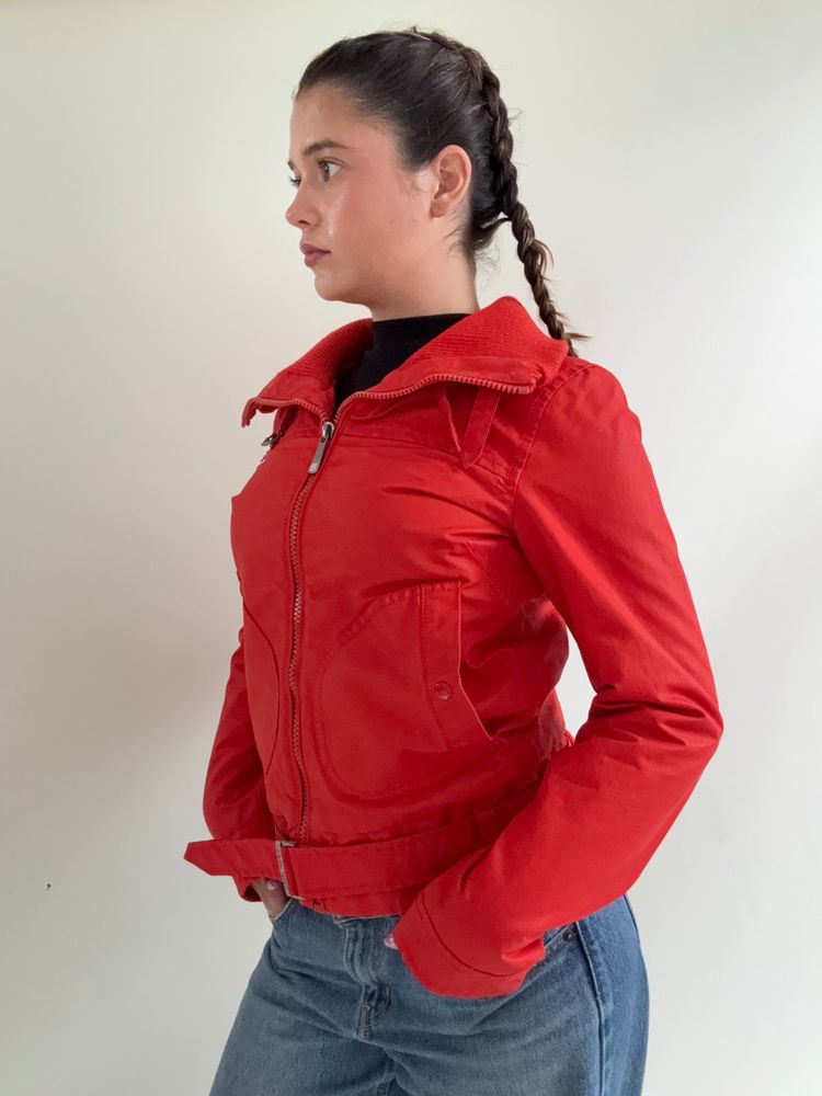 Immagine di Diesel Red Bomber Jacket (S) 2