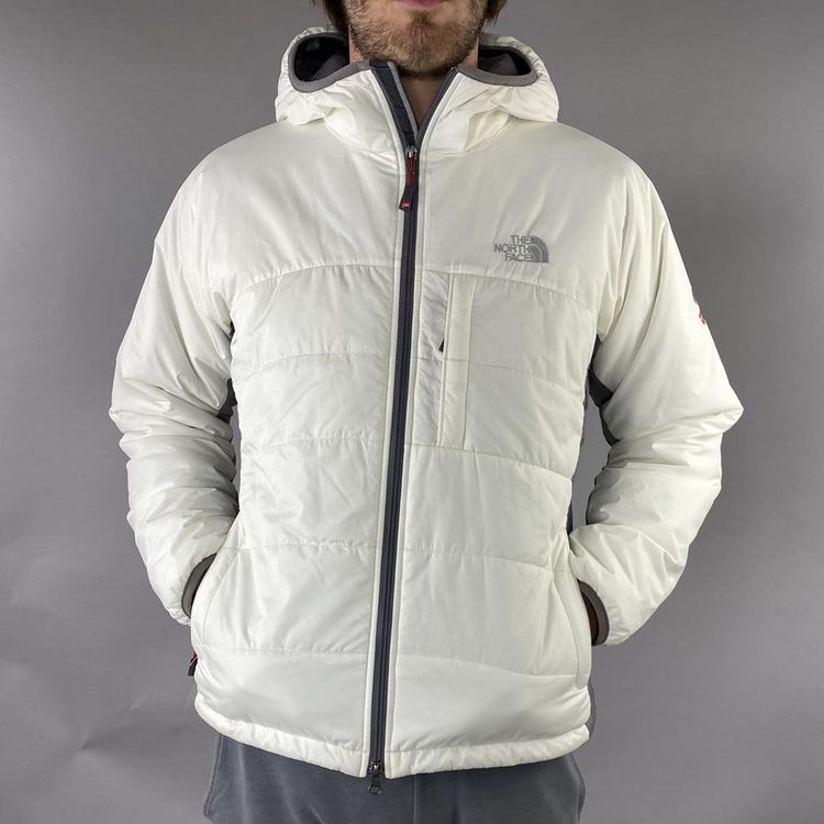The north face summit series white grey puffer nuptse jacket coat