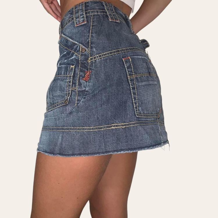 Vintage Next Denim Cargo Skirt image 1