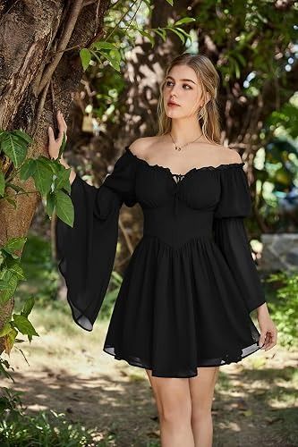 Immagine di Black Off-Shoulder Dress 2
