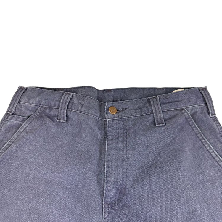 Carhartt Carpenter Workwear Dungaree Fit Trousers Navy Blue imagen 2