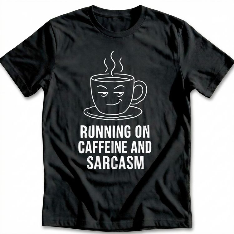 Caffeine Sarcasm T-Shirt EU 3