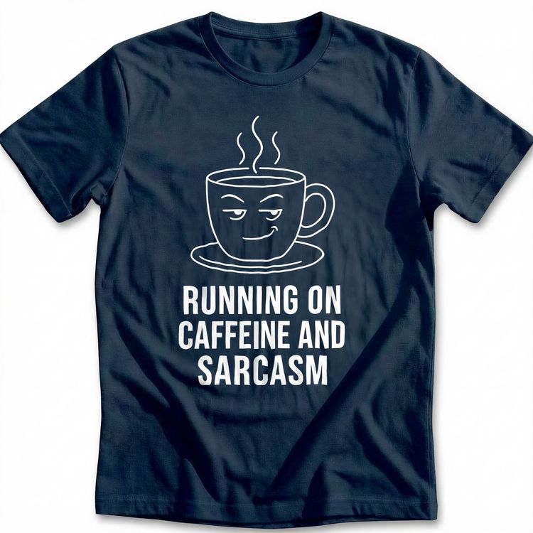Caffeine Sarcasm T-Shirt EU