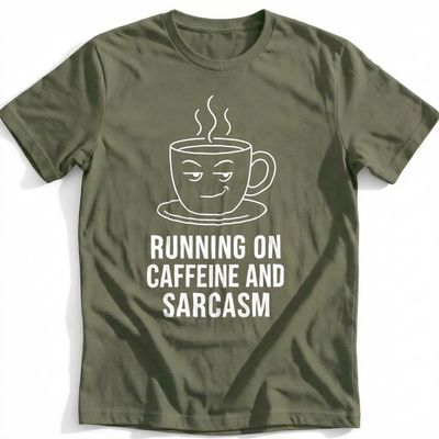 Caffeine Sarcasm T-Shirt EU 4