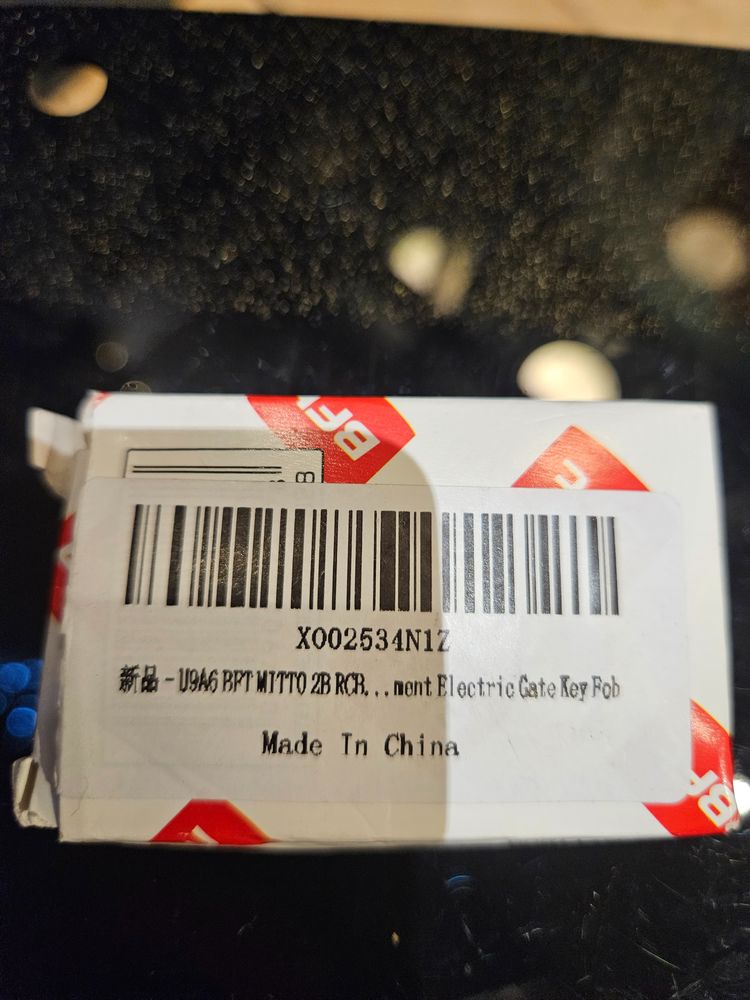 Electric Gate Key Fob