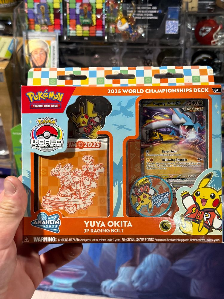 Pokemon 2025 World Championships Deck Yuya Okita Jp Raging Bolt