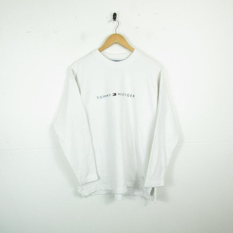 Tommy Hilfiger VINTAGE MENS TOMMY HILFIGER SPELLOUT CREWNECK SWEATSHIRT JUMPER 90s product image
